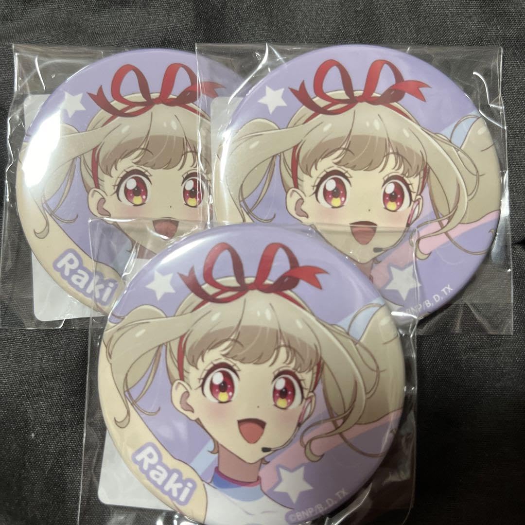 Amazon.co.jp: アイカツ！ スクラッチ限定 缶バッジ 姫石らき チア